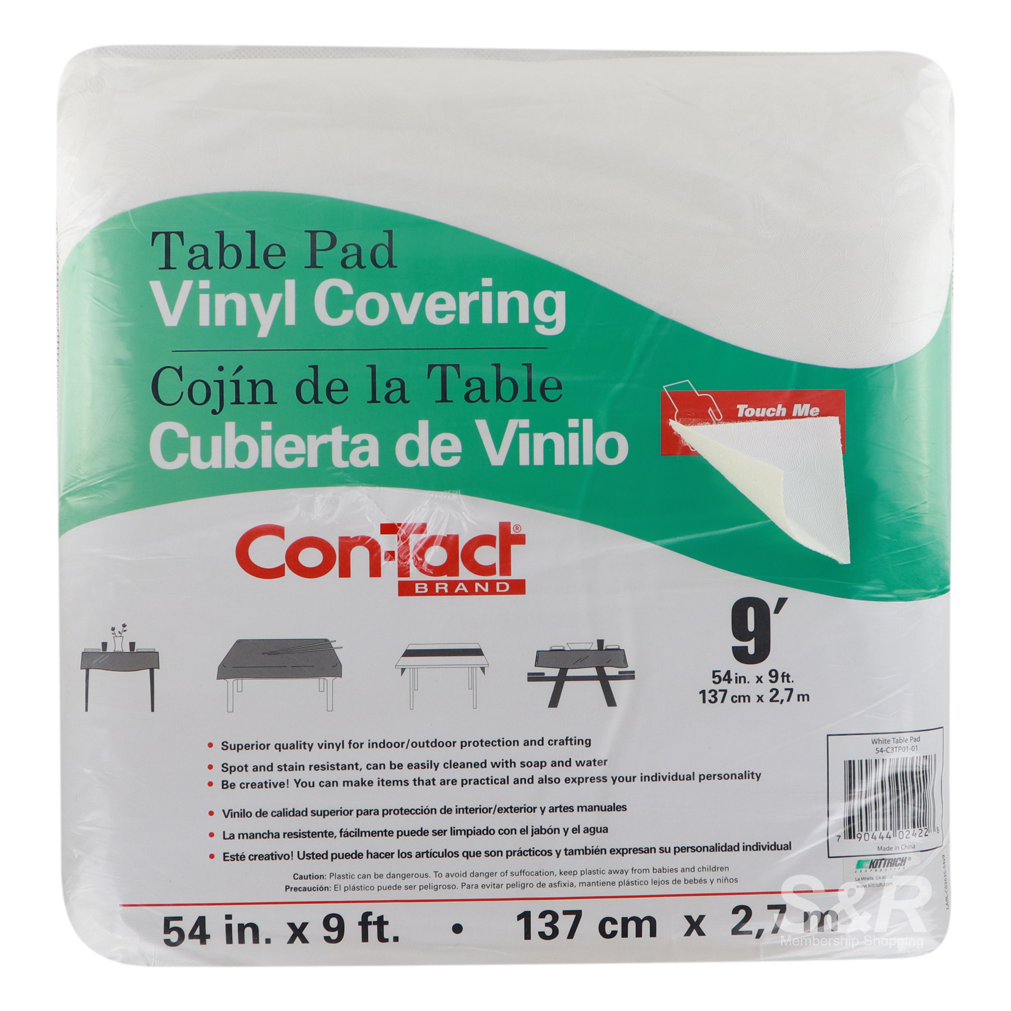 ConTact Brand Table Pad Vinyl Covering 1pc ConTact Brand Table Pad Vinyl Covering 1pc